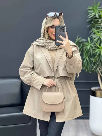 بارانی ژیله جیب نما