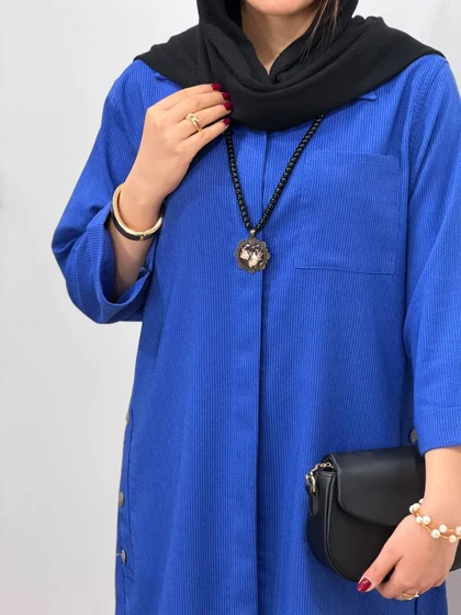 مانتو دکمه دار آیسو یکتا