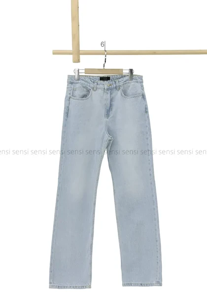 شلوار جین نیم بگ استریت کد1004727
