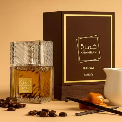 ادوپرفیوم زنانه و مردانه خمره قهوه لطافه Lattafa Khamrah Qahwa