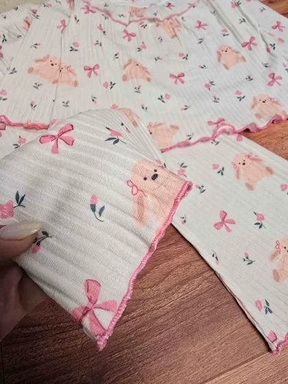 بلوز شلوار ریلی دخترانه