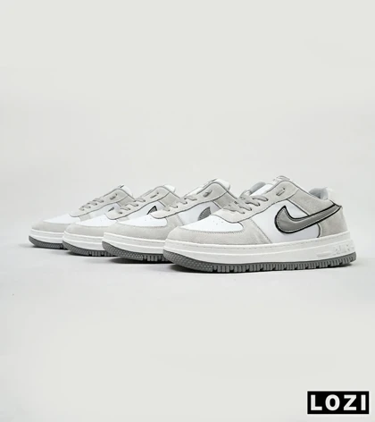 کفش کتانی بزرگ پا طوسی نایک NIKE AIR FORCE