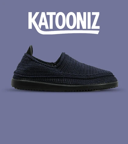 گیوه مردانه و زنانه سرمه ای مدل 4919