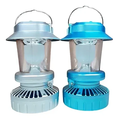 چراغ کمپینگ شارژی خورشیدی و پنکه مدل MD-F01