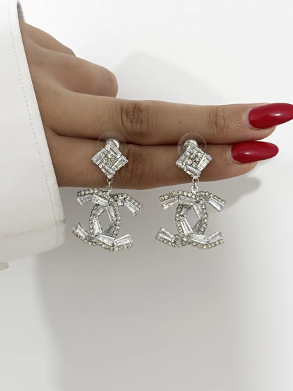 گوشواره مجلسی زنانه مدل شنل 883