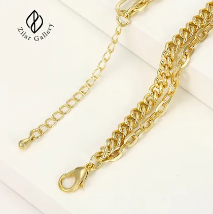 گردنبند دو لاین یونانی