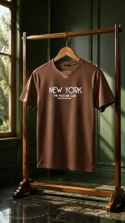 تیشرت مردانه طرح NEW YORK