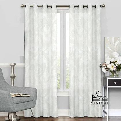 پرده آماده حریر کتان