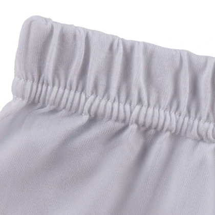 شورت پادار پنبه کش لیفه ای (تک عددی) سفید