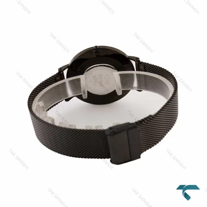 ساعت دنیل ولینگتون مردانه حصیری مشکی صفحه دلار DW-6826-G