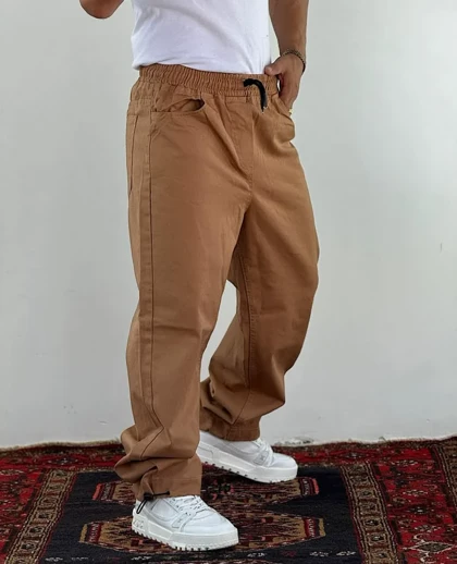 شلوار کتان بگ