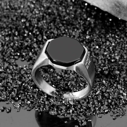 انگشتر مون بلان استیل Mont Blanc Ring SK05