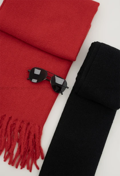 شال بافت موهری کد1005051