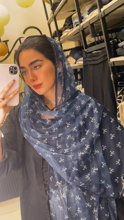 شال توری کالکشن پاپیون 6 رنگی