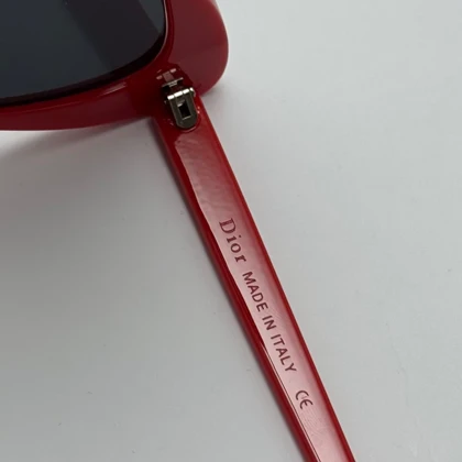عینک آفتابی قلبی قرمز برند دیور DIOR