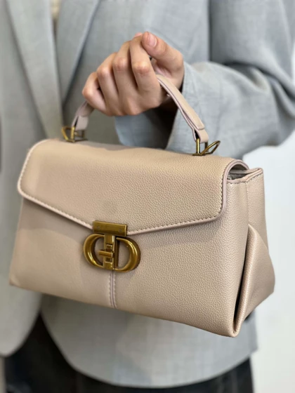کیف با پاپیون پارچه ای کد 3058