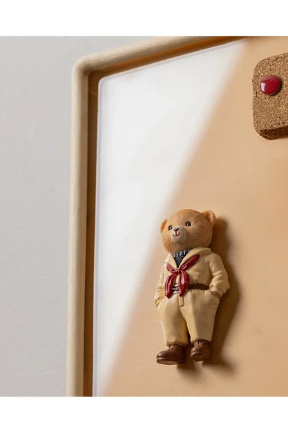مگنت Madame Coco مدل Cookie Bear رزین - سفید