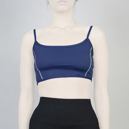 نیم‌تنه ورزشی زنانه لولولمون مدل 4H0298 آبی نفتی