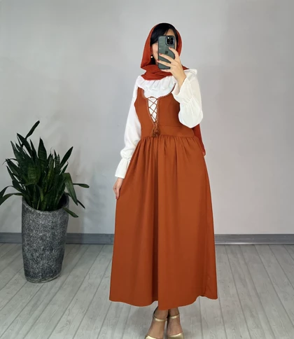 ست شومیز و سارافون کلارا(ارسال رایگان)