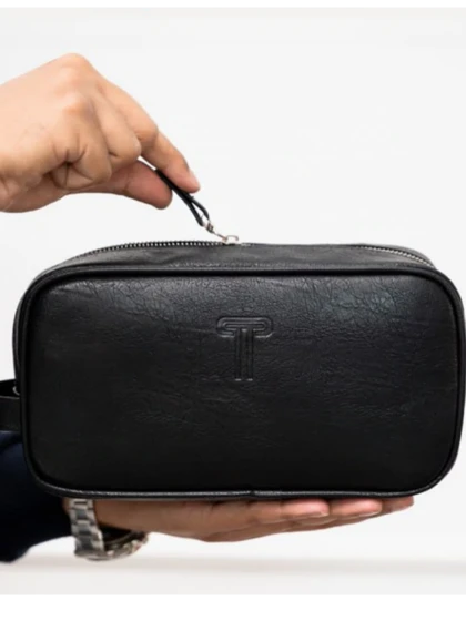 کیف دستی washbag مشکی کارلوتی کد b160