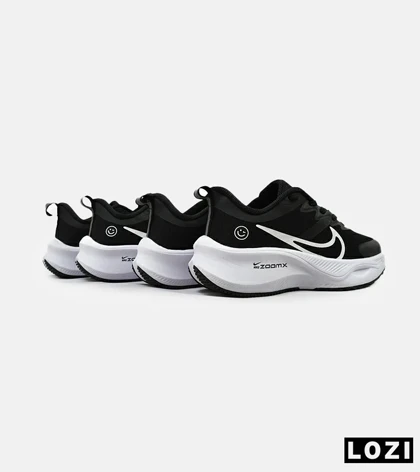 کفش کتانی مردانه و زنانه مشکی سفید NIKE zoom x smile مدل 4602