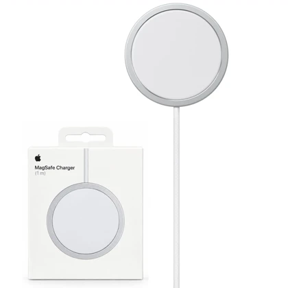 شارژر بی سیم اورجینال اپل Apple MagSafe مدل A2580 توان 25 وات طول کابل 1 متر