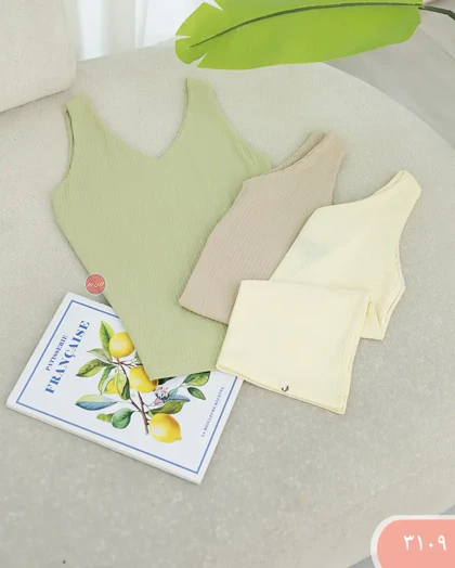 تاپ یقه هفت قواره دار 3109