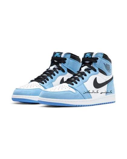 کتانی ویتنامی نایک ایر جردن وان ساق‌دار یونیورسیتی بلو nike air jordan 1 high OG “University Blue “
