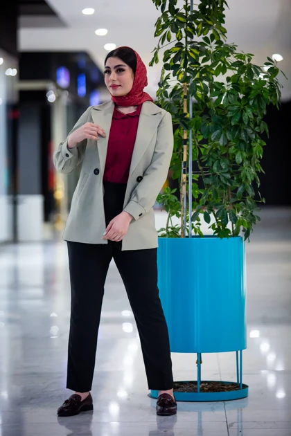 مانتو مازراتی کجراه استین پف میلان