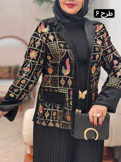 مانتو سوزندوزی دلناز