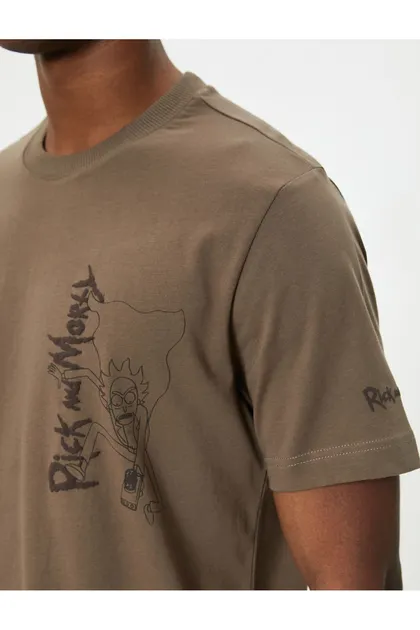 ریک و مورتی تیشرت با مجوز چاپ شده است 4SAM10754HK