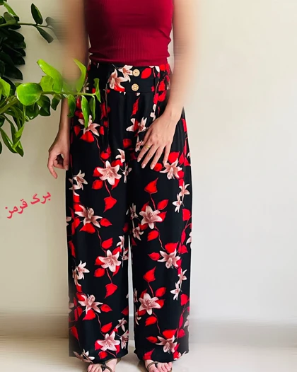 شلوار دامنی نخی
