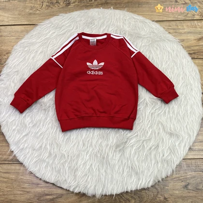 ست بلوز شلوار adidas مناسب 3 تا 5 سال جنس پنبه