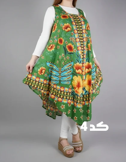 سارافون گلدوزی وارداتی تاپکی 7312