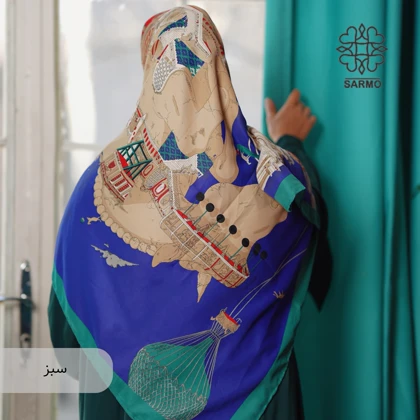 روسری ابریشم توییل شهر