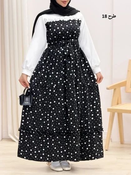 4293-پیراهن مزونی لاوین