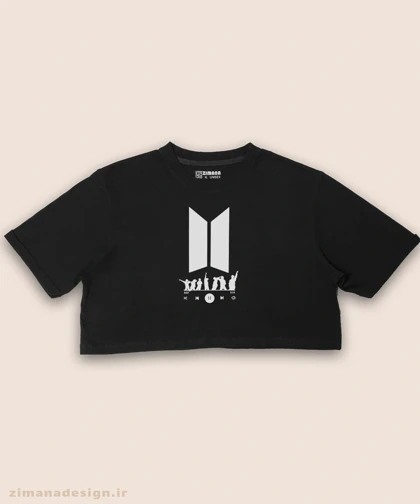 کراپ زنانه طرح بی تی اس کد 990