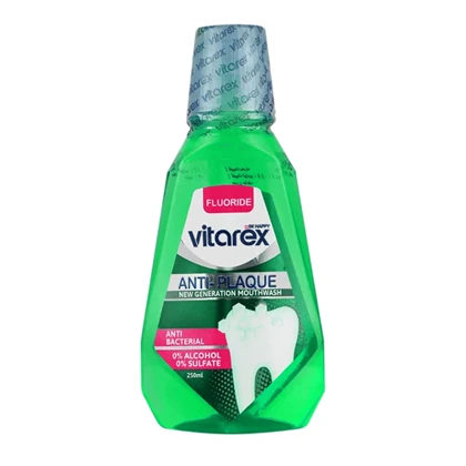 دهانشویه آنتی پلاک ویتارکس 250 میل