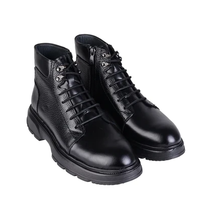 بوت چرم مردانه مدل سامیار