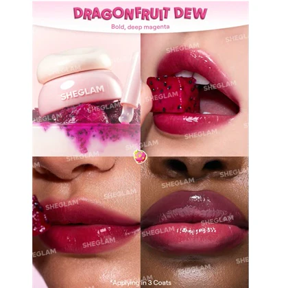 مربای لب ژله‌ای شیگلم رنگ Dragonfruit Dew