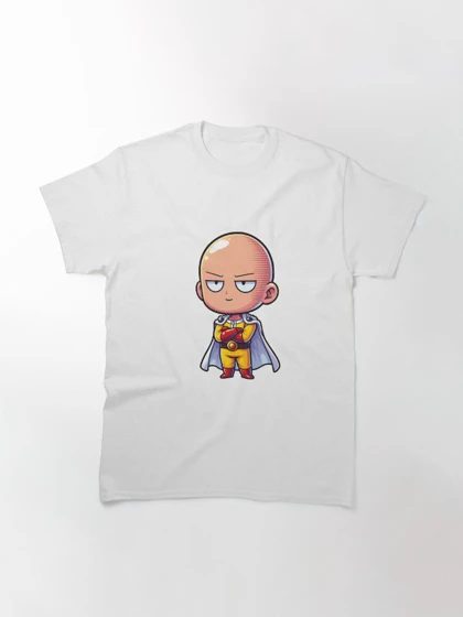 تیشرت مرد تک مشتی | تیشرت One Punch Man طرح Saitama One Punch-Man کد 123980