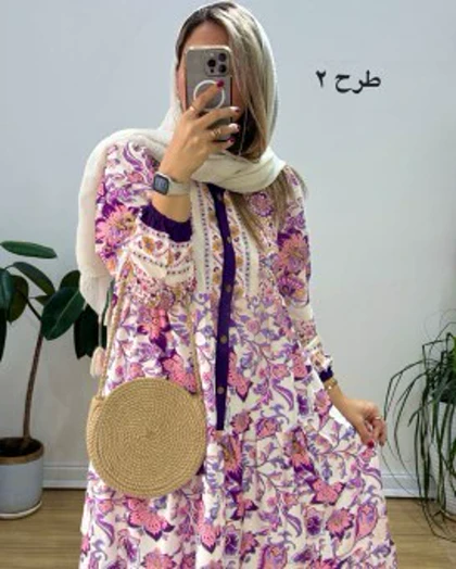 پیراهن ساحلی مزونی فرح 2