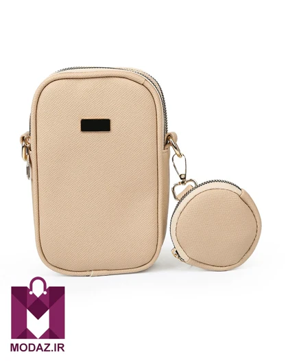 کیف زنانه چرمی کمری دو زیپ چارلی K167
