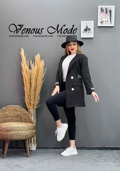 مانتو کتی کمرکش BALENCIAGA