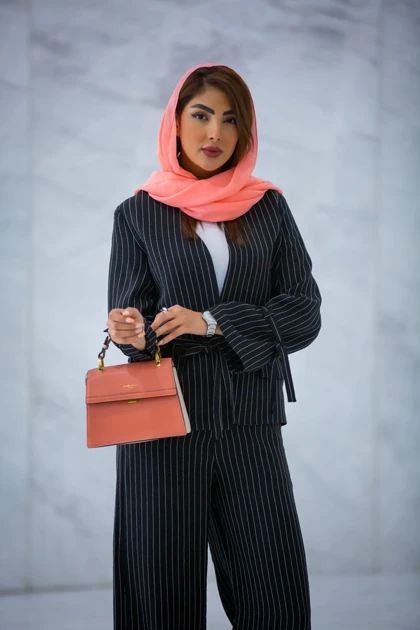 مانتو دیپلمات آستین بند دار