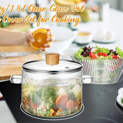 قابلمه پیرکس 1/7 لیتری شیار دار