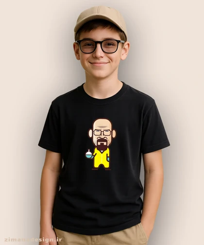 تیشرت بچگانه طرح بریکینگ بد شخصیت والتر وایت کد 884