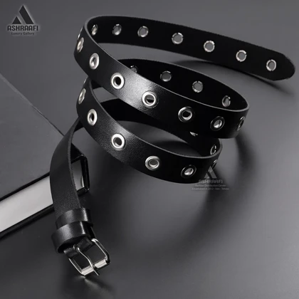 کمربند چرمی زنانه Single Grommet Belt BL163