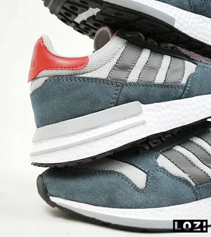 کفش کتانی مردانه طوسی فیلی زیر سفید آدیداس adidas ZX 500