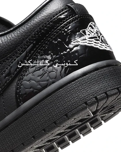 کتانی ویتنامی ایر جردن وان لو بلک فانتوم Nike Air Jordan 1 Low SE elephant black